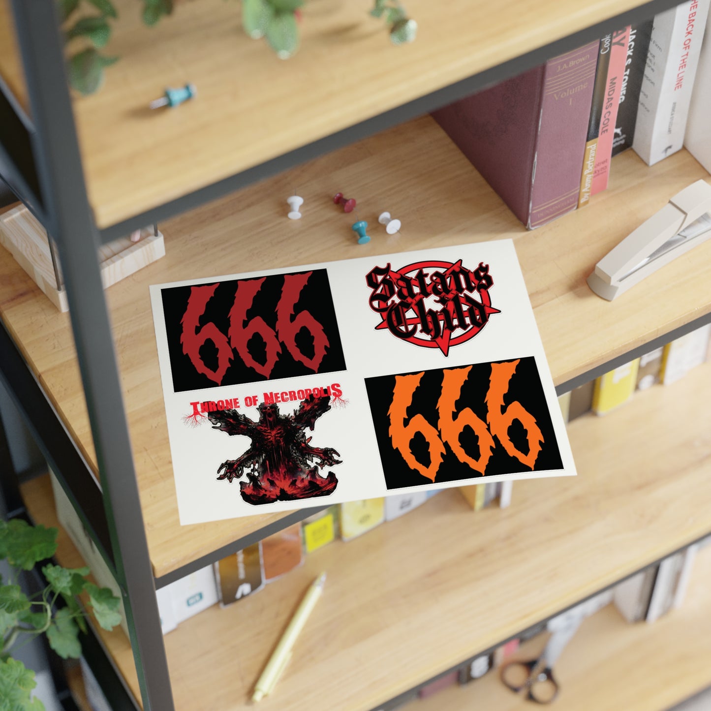 Throne of Necropolis - Sticker Sheet #2