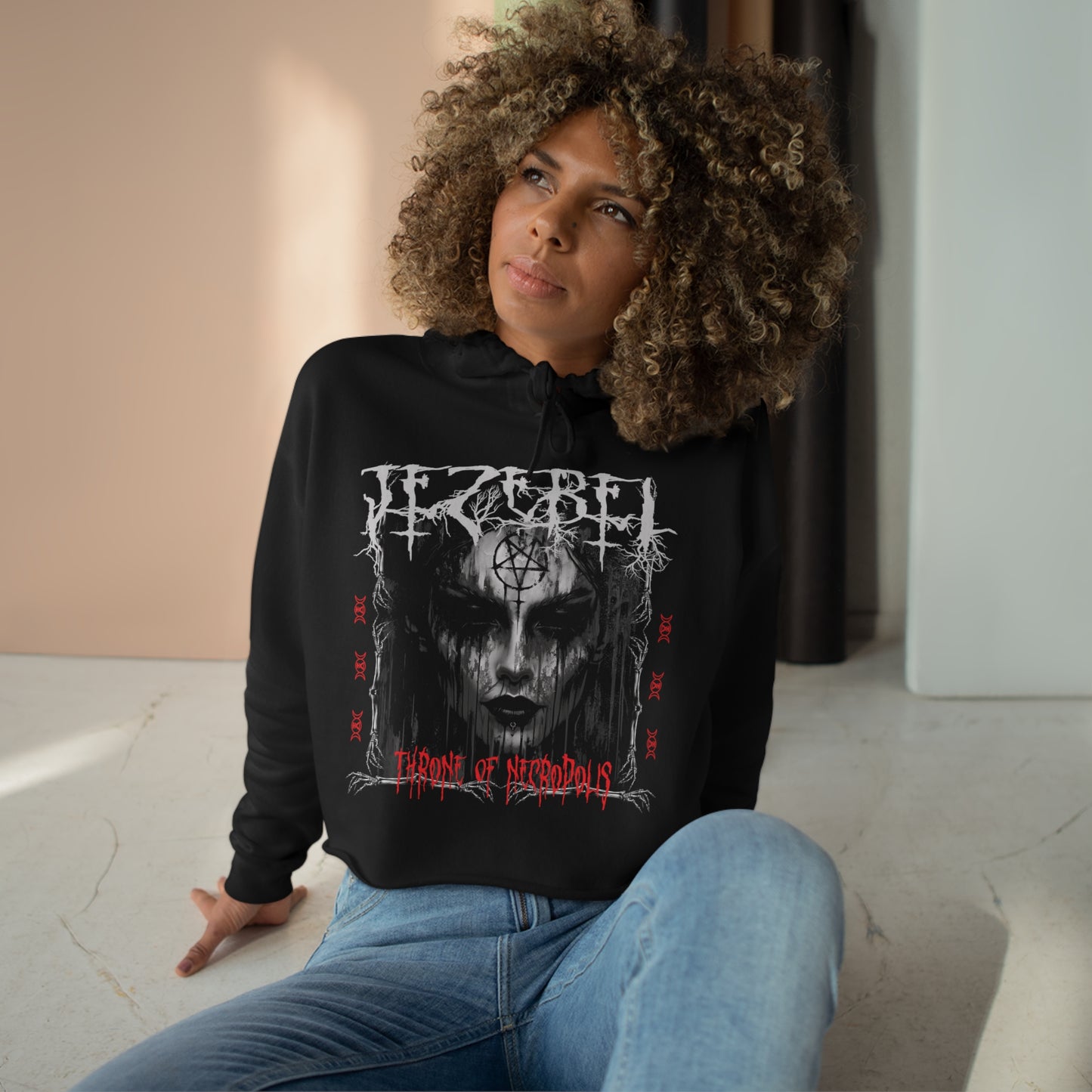 Jezebel - Crop Hoodie