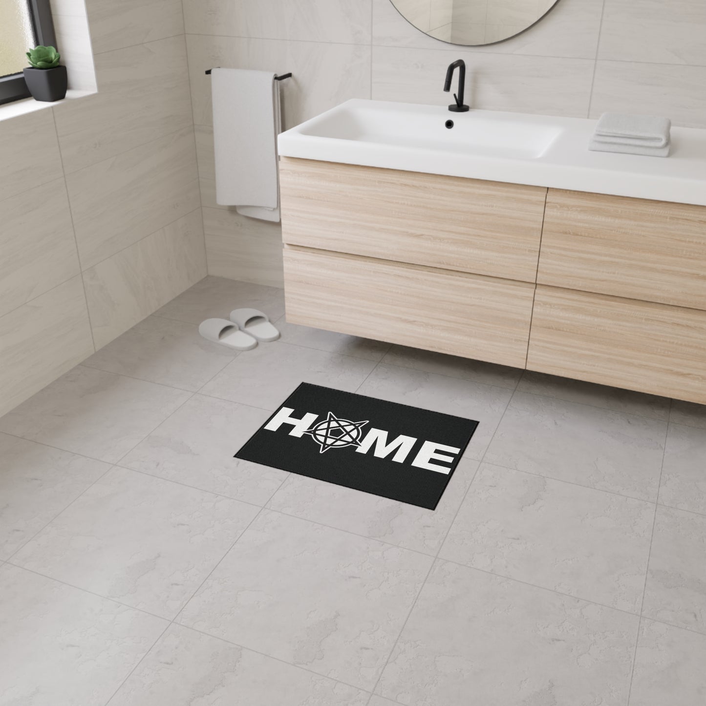 HOME - Black Heavy Duty Floor Mat