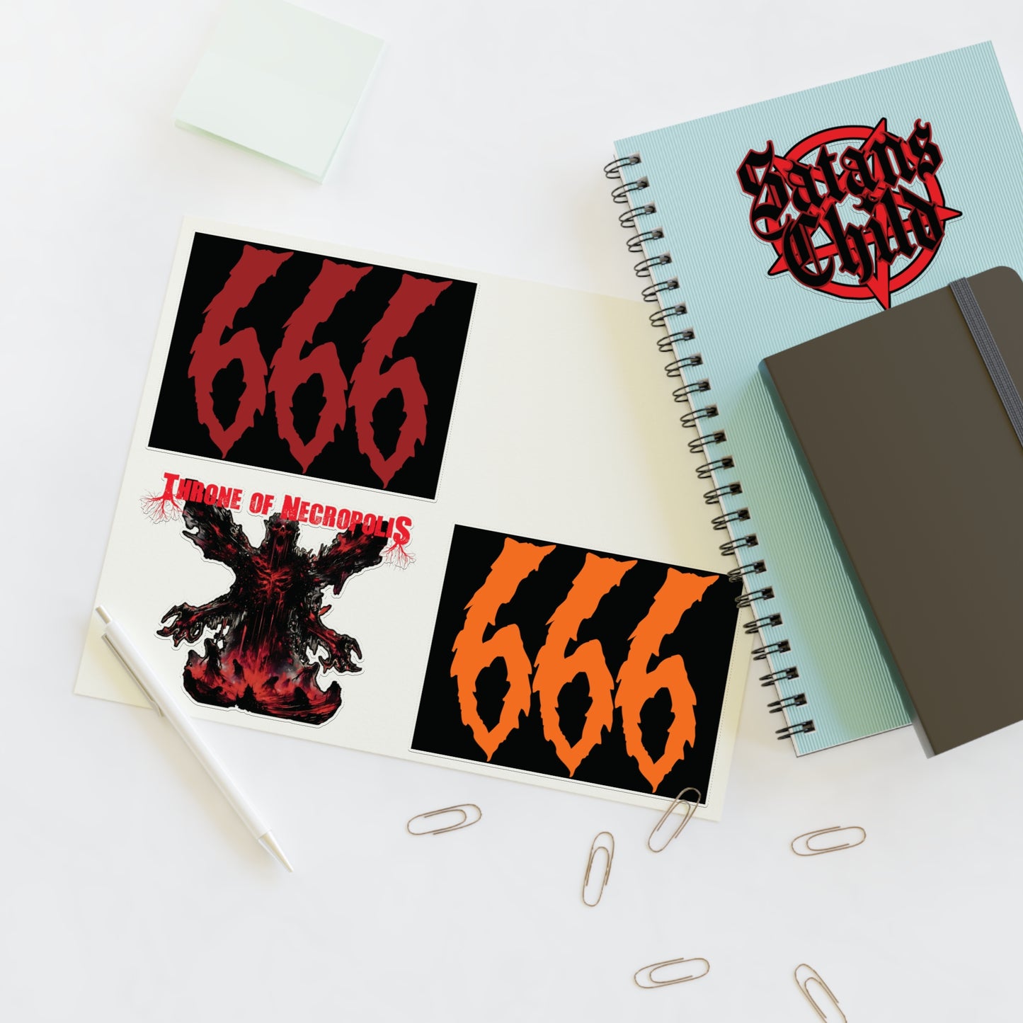 Throne of Necropolis - Sticker Sheet #2