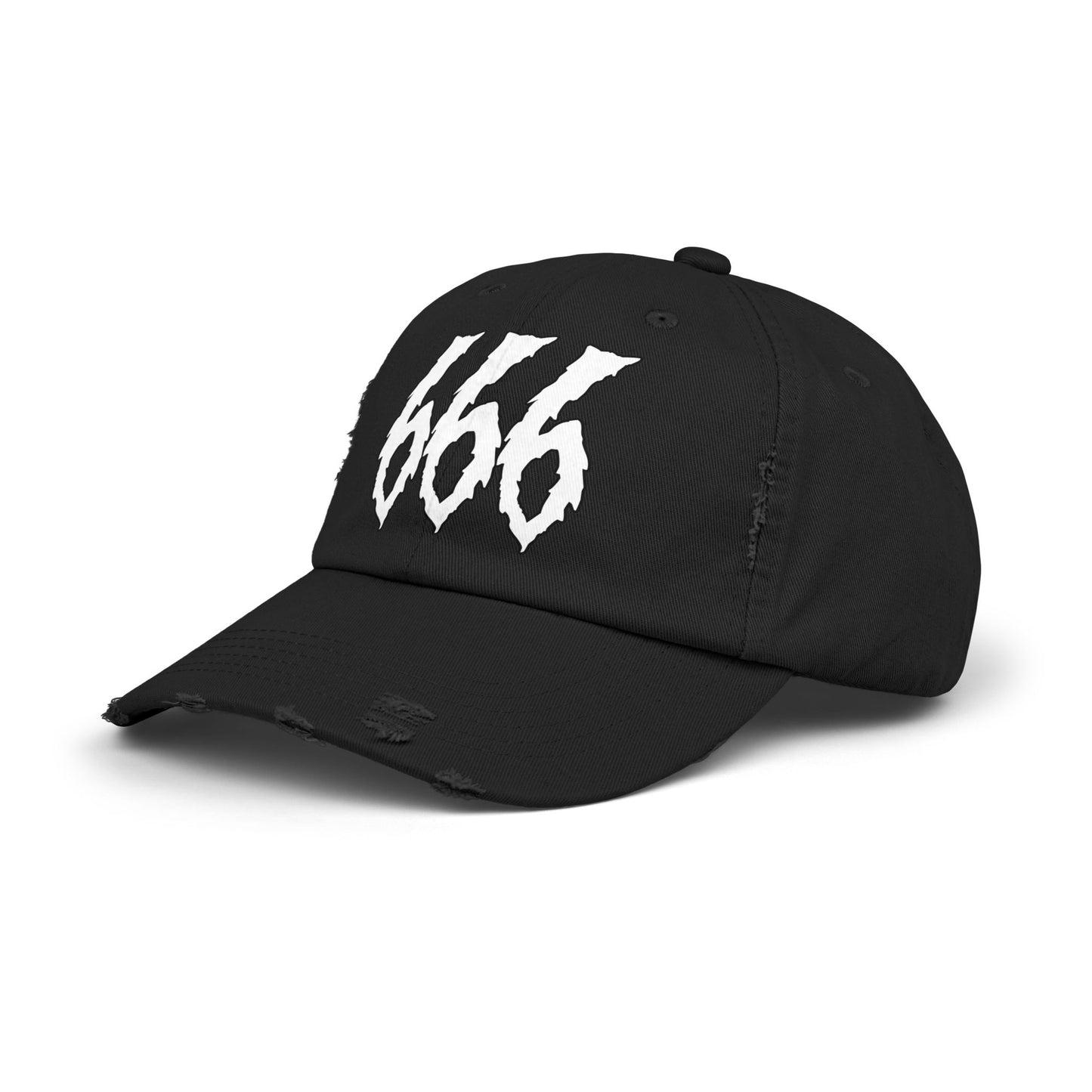 666 - Distressed Dad Hat