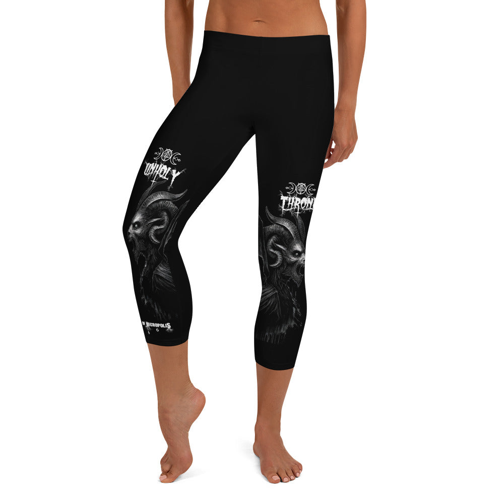 Unholy Throne - Capri Leggings