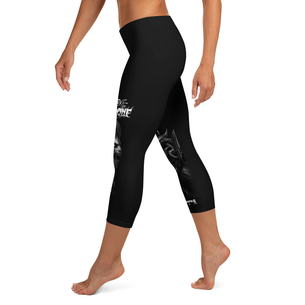 Unholy Throne - Capri Leggings