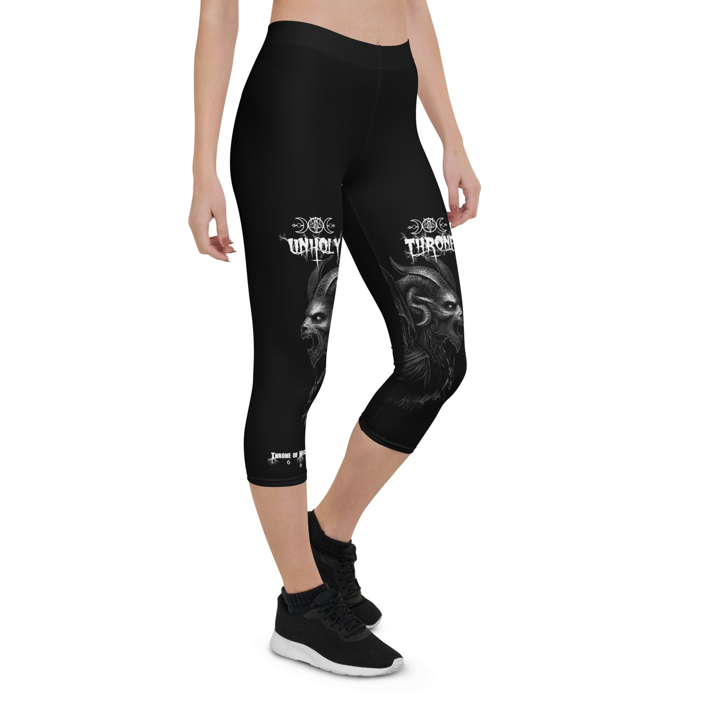 Unholy Throne - Capri Leggings