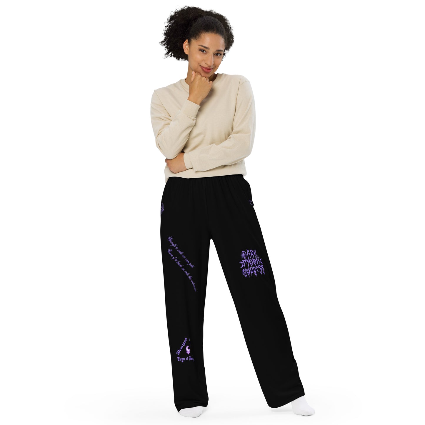 Demigod Manifest - Wide-Leg Joggers