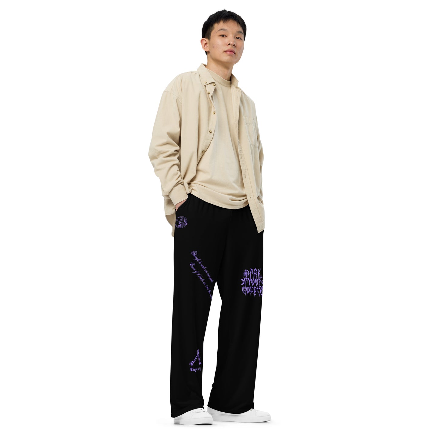 Demigod Manifest - Wide-Leg Joggers