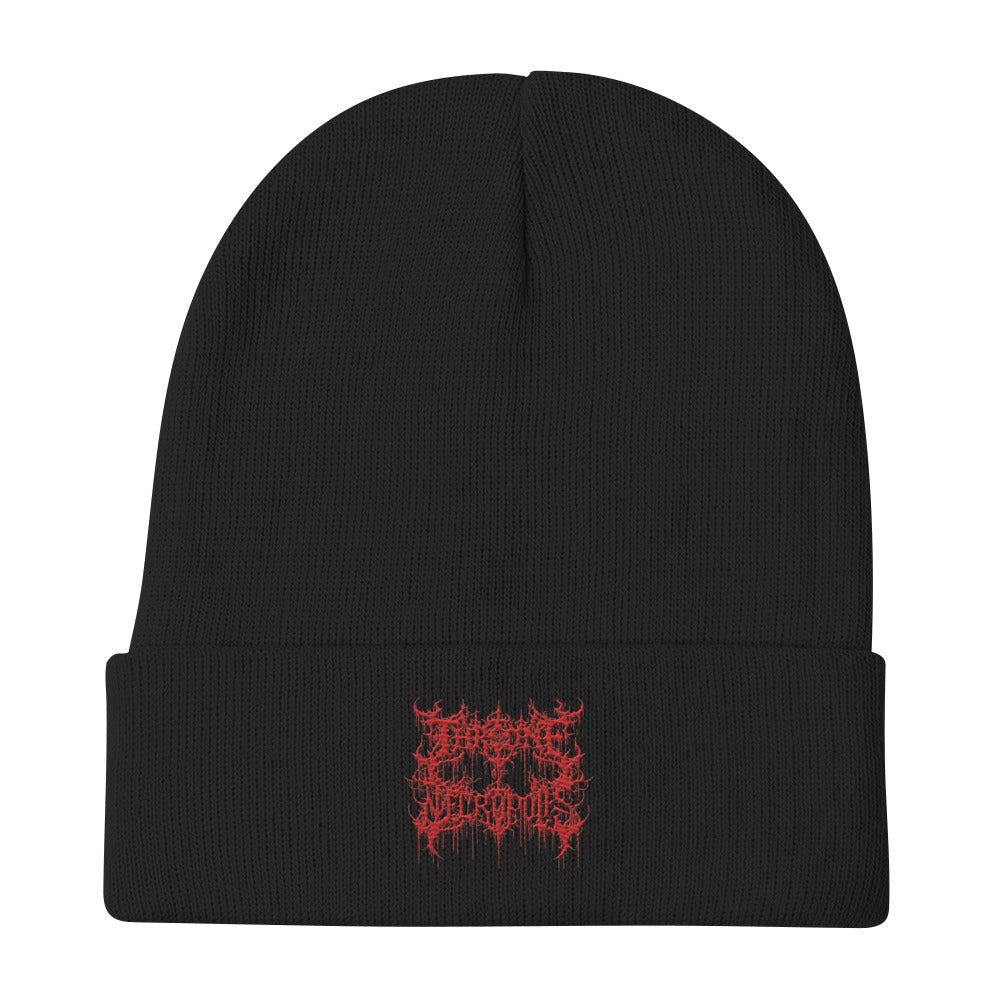 Throne of Necropolis Red Logo - Embroidered Beanie