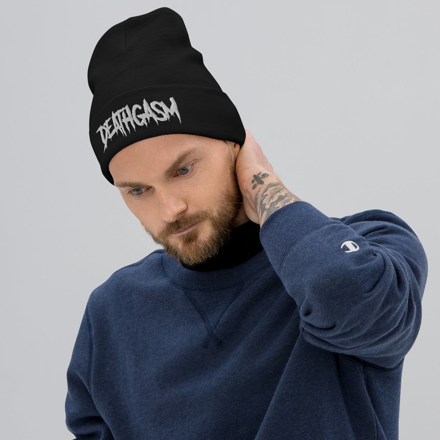 DEATHGASM - Metal Logo Embroidered Beanie