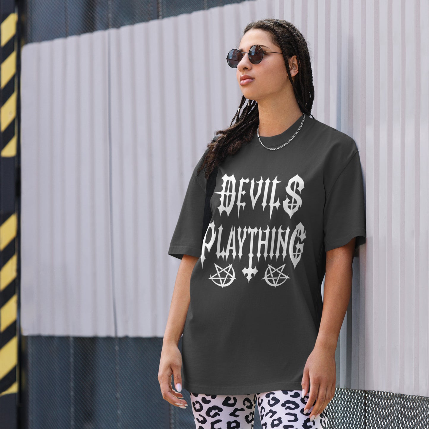 Devils Plaything - Oversized Faded Tee
