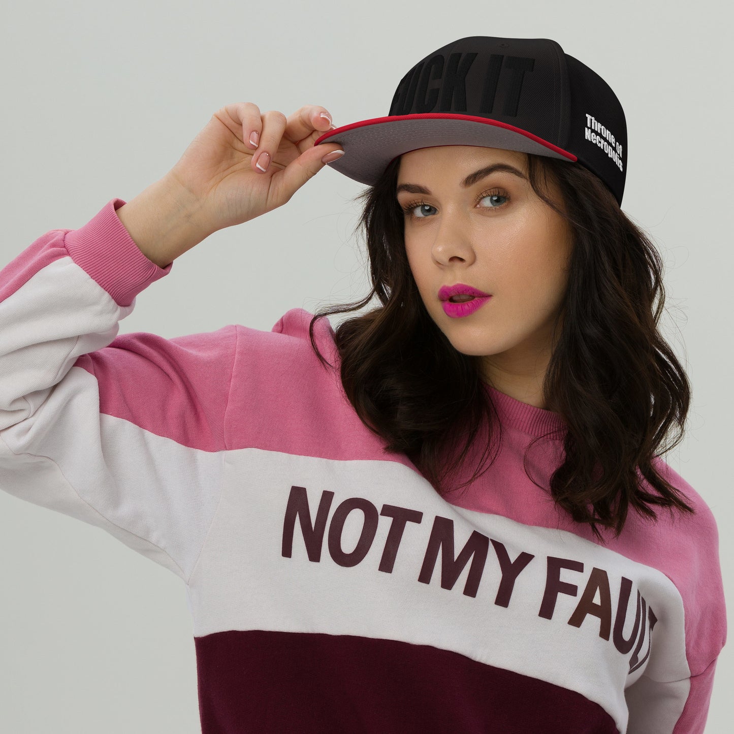 FUCK IT - Embroidered Snapback Hat