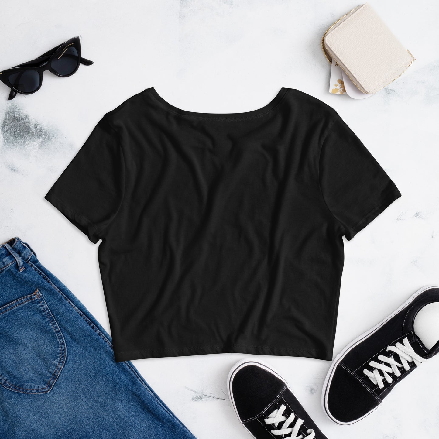 Devils Plaything - Womens Slim Fit Crop Tee