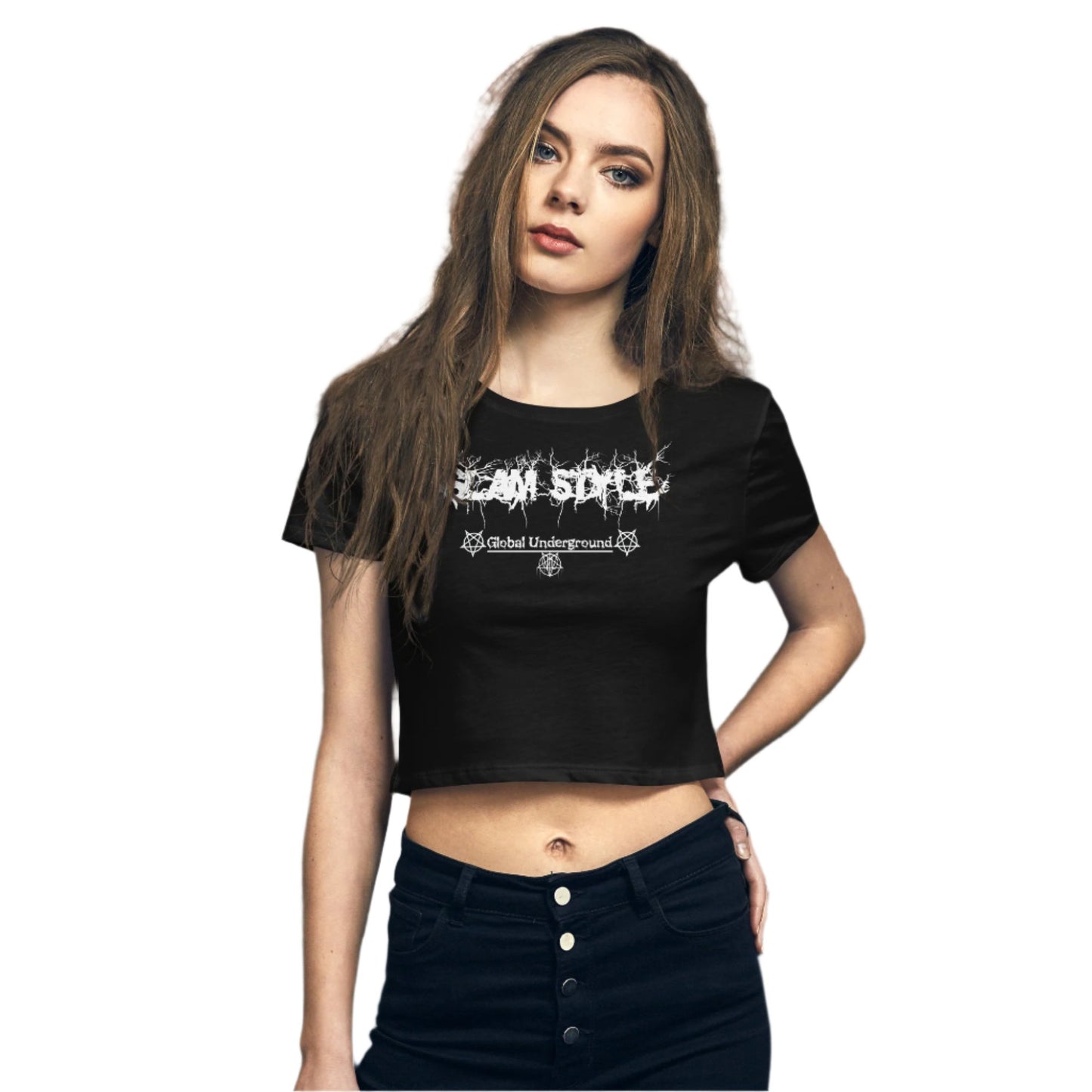 Slam Style - Slim Fit Crop Tee