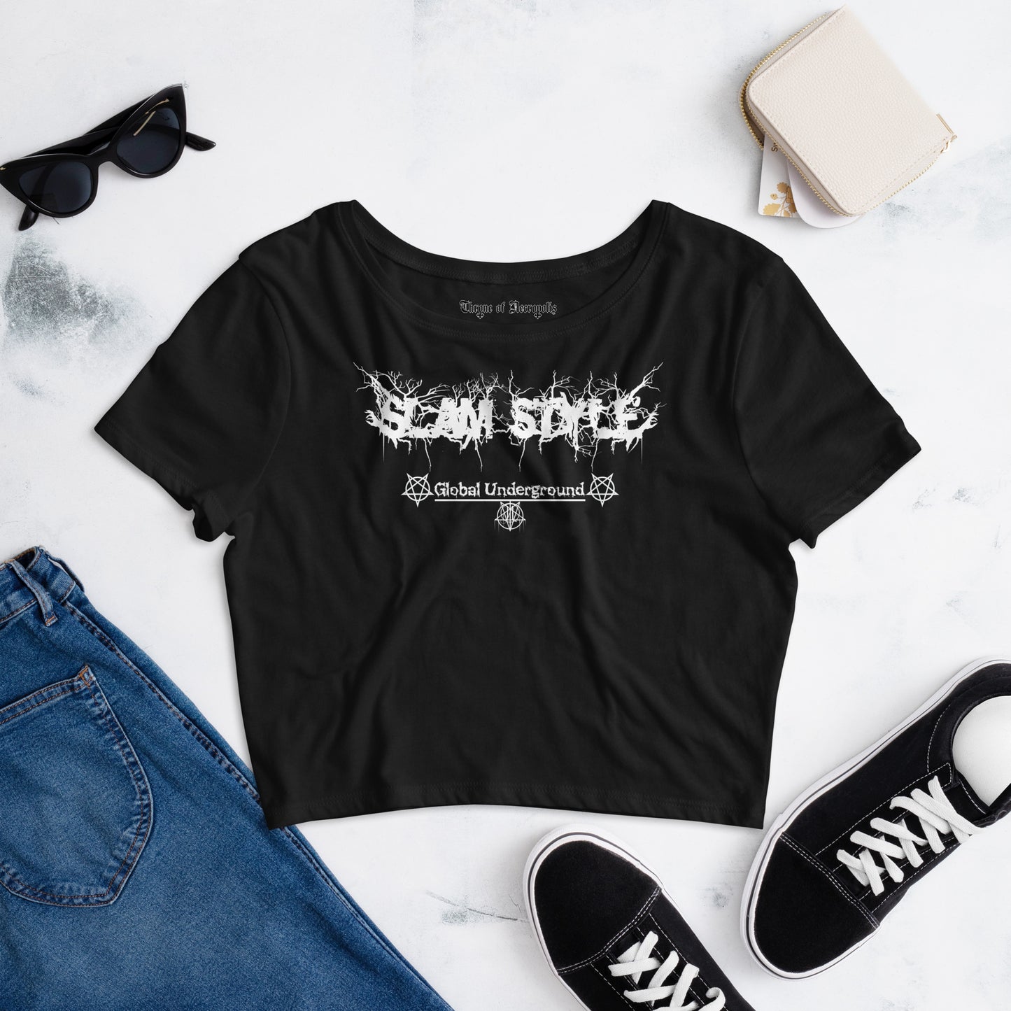 Slam Style - Slim Fit Crop Tee