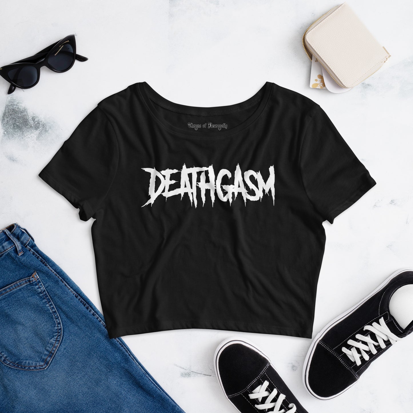 DEATHGASM - Women’s Slim Fit Crop Tee