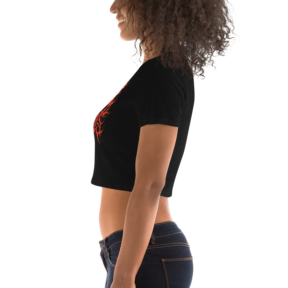 Throne of Necropolis - Slim Fit Crop Tee