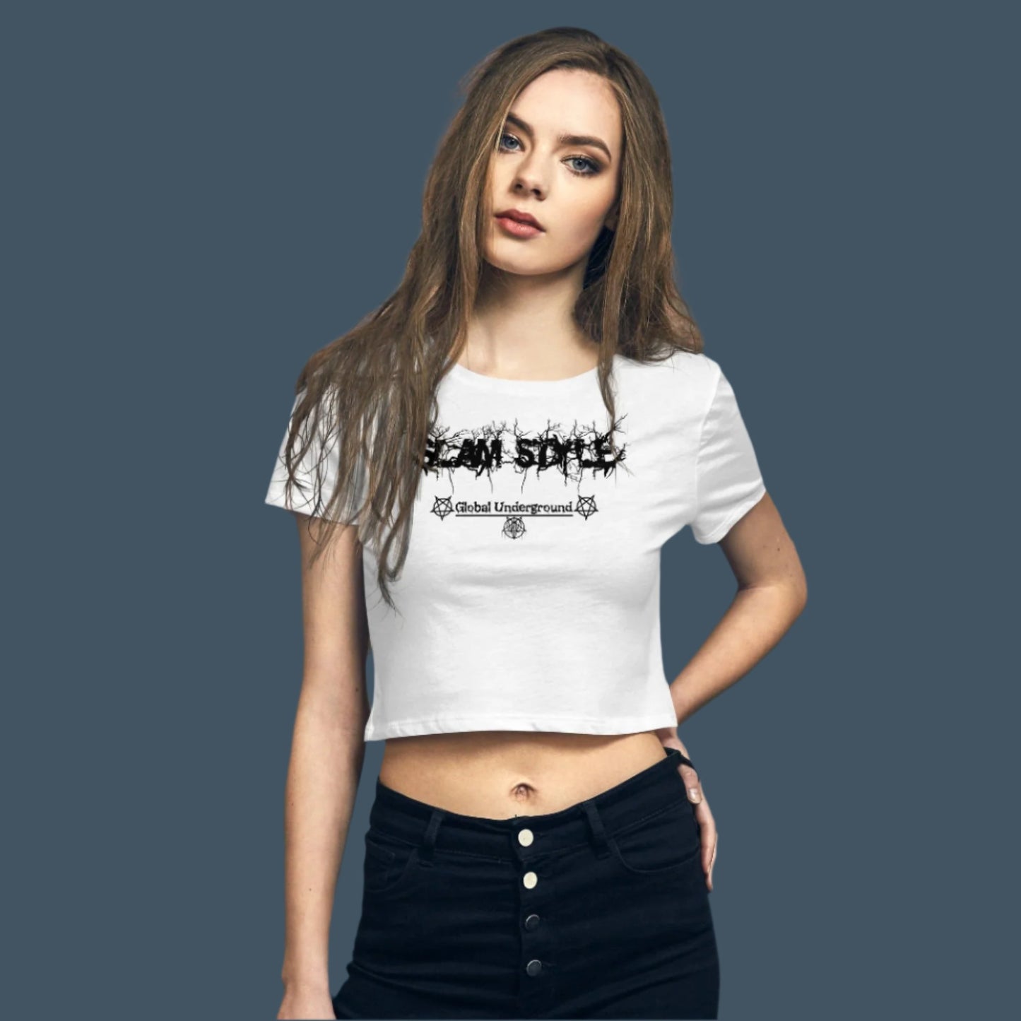 Slam Style - Slim Fit Crop Tee