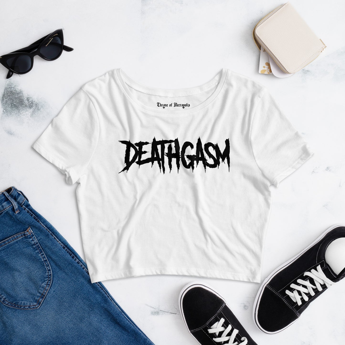 DEATHGASM - Slim Fit Crop Tee