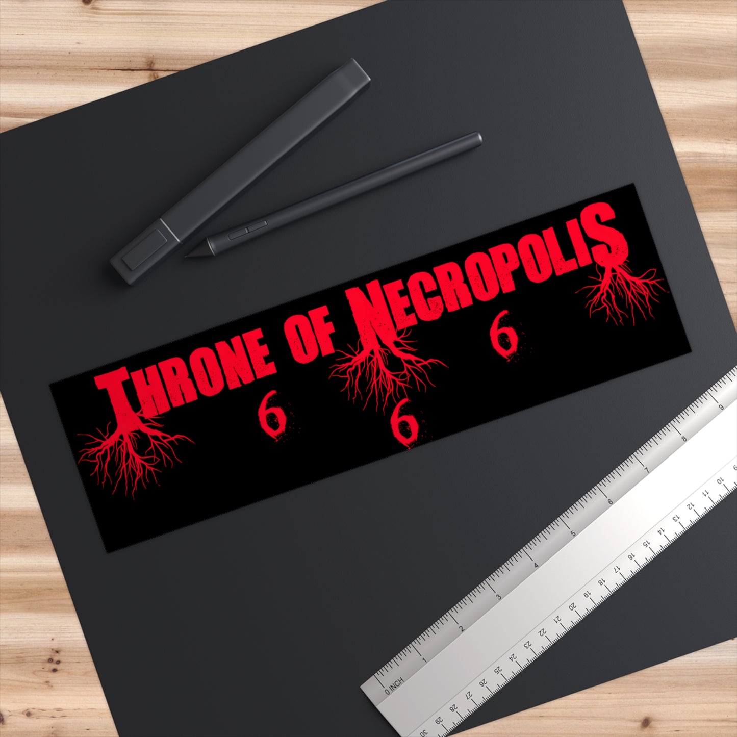 Throne of Necropolis 666 - Bumper Sticker