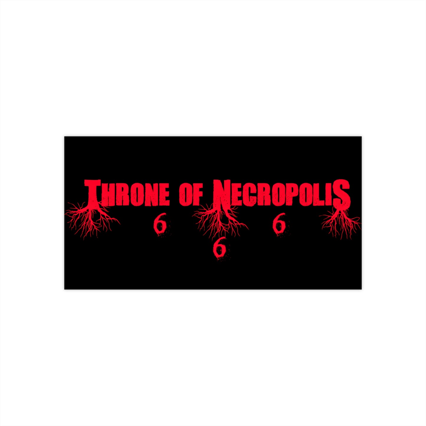 Throne of Necropolis 666 - Bumper Sticker