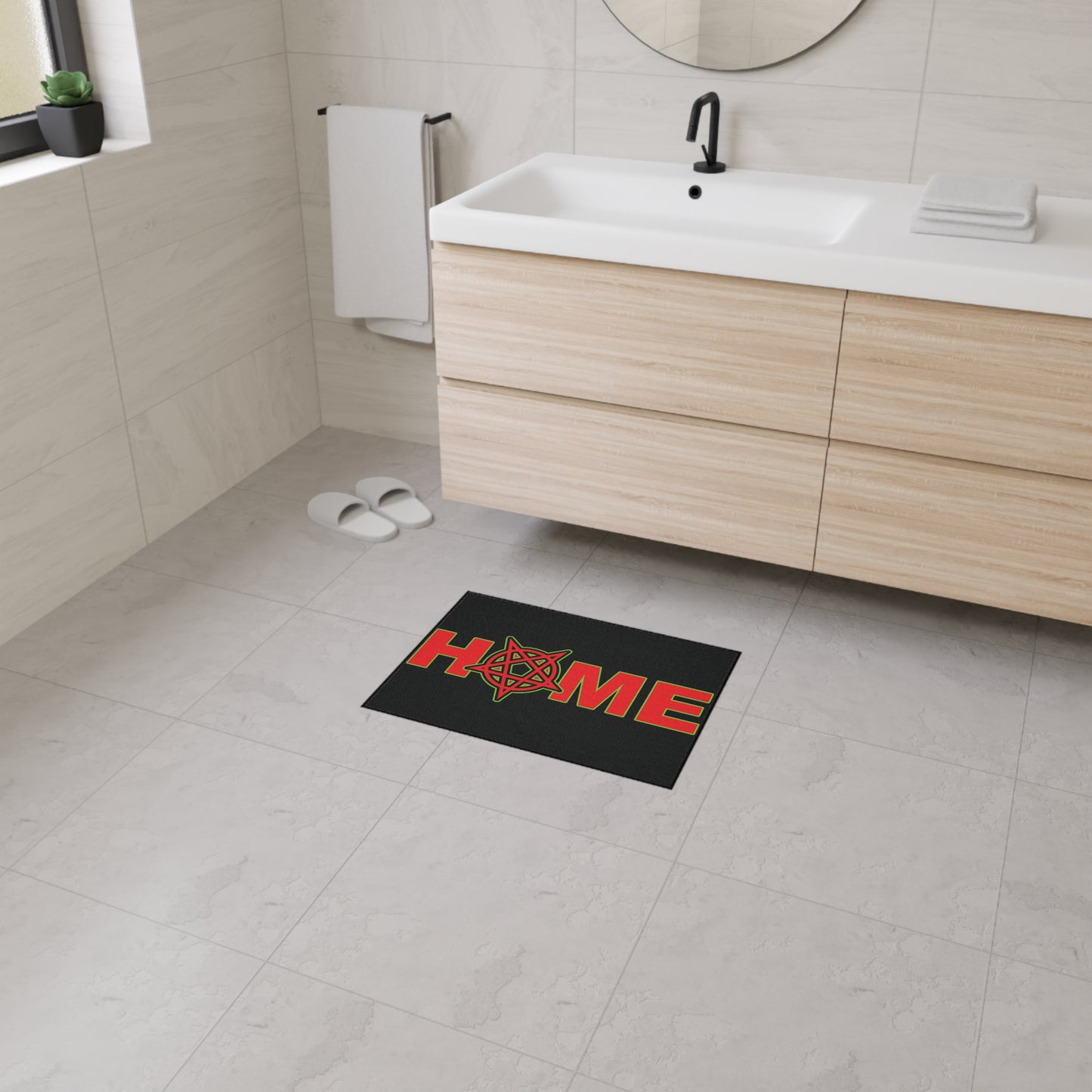 HOME - Black Heavy Duty Floor Mat