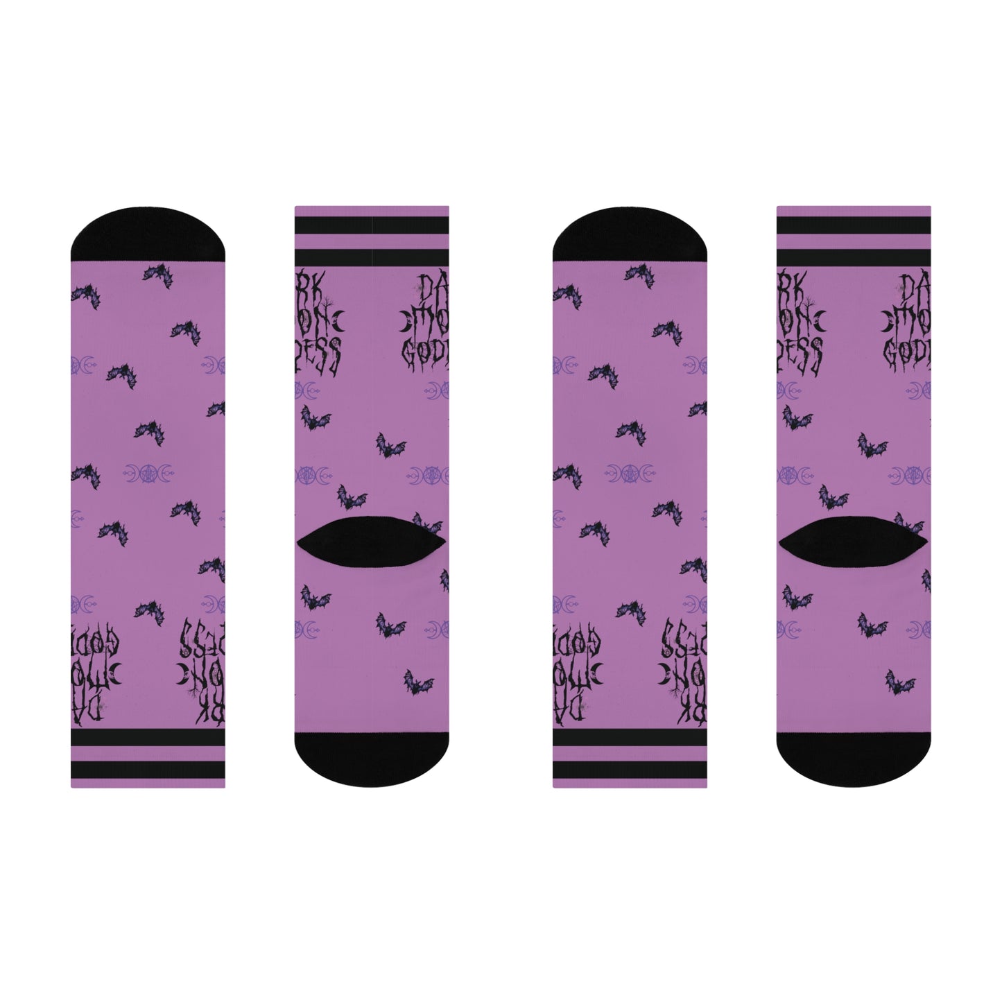 Dark Moon Goddess - Crew Socks