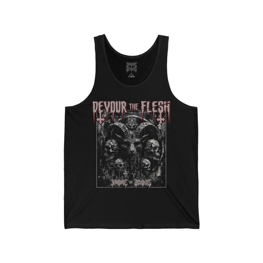 Devour the Flesh (Black Soul Window) - Mens Jersey Tank