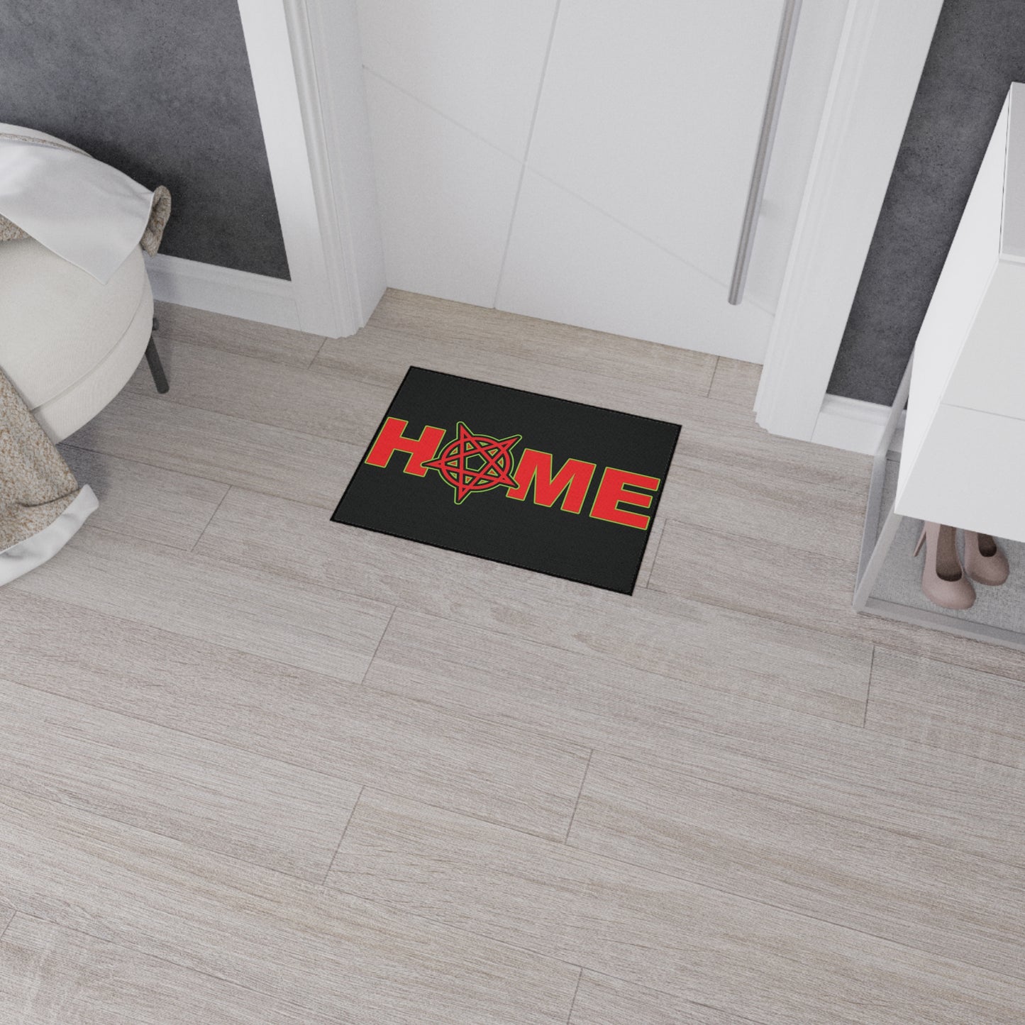 HOME - Black Heavy Duty Floor Mat