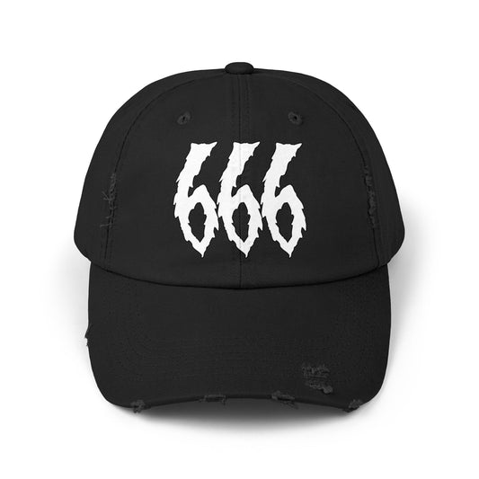 666 - Distressed Dad Hat