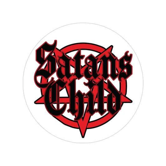 Satans Child - Transparent Outdoor Sticker (1pcs)