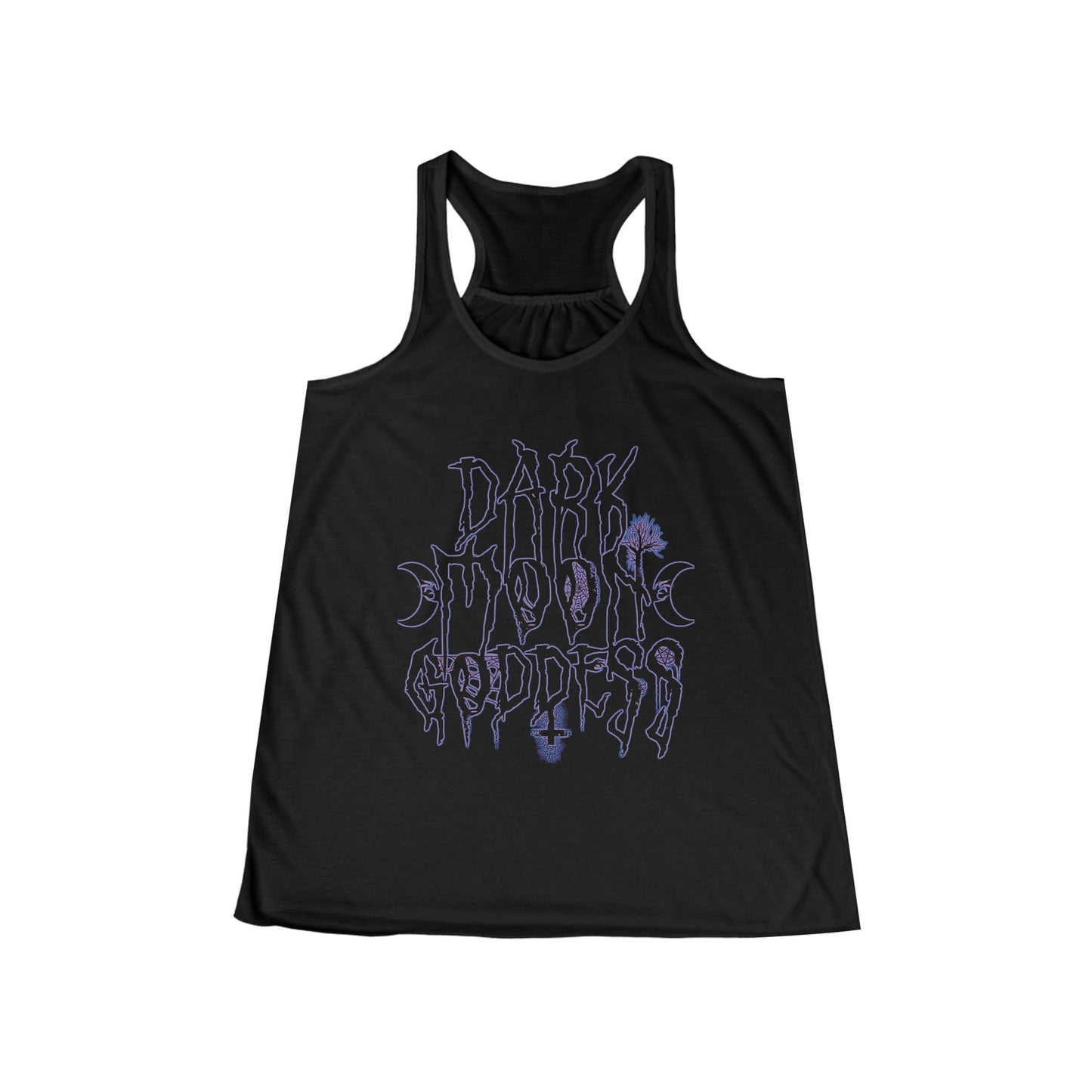 Dark Moon Goddess - Flowy Racerback Tank