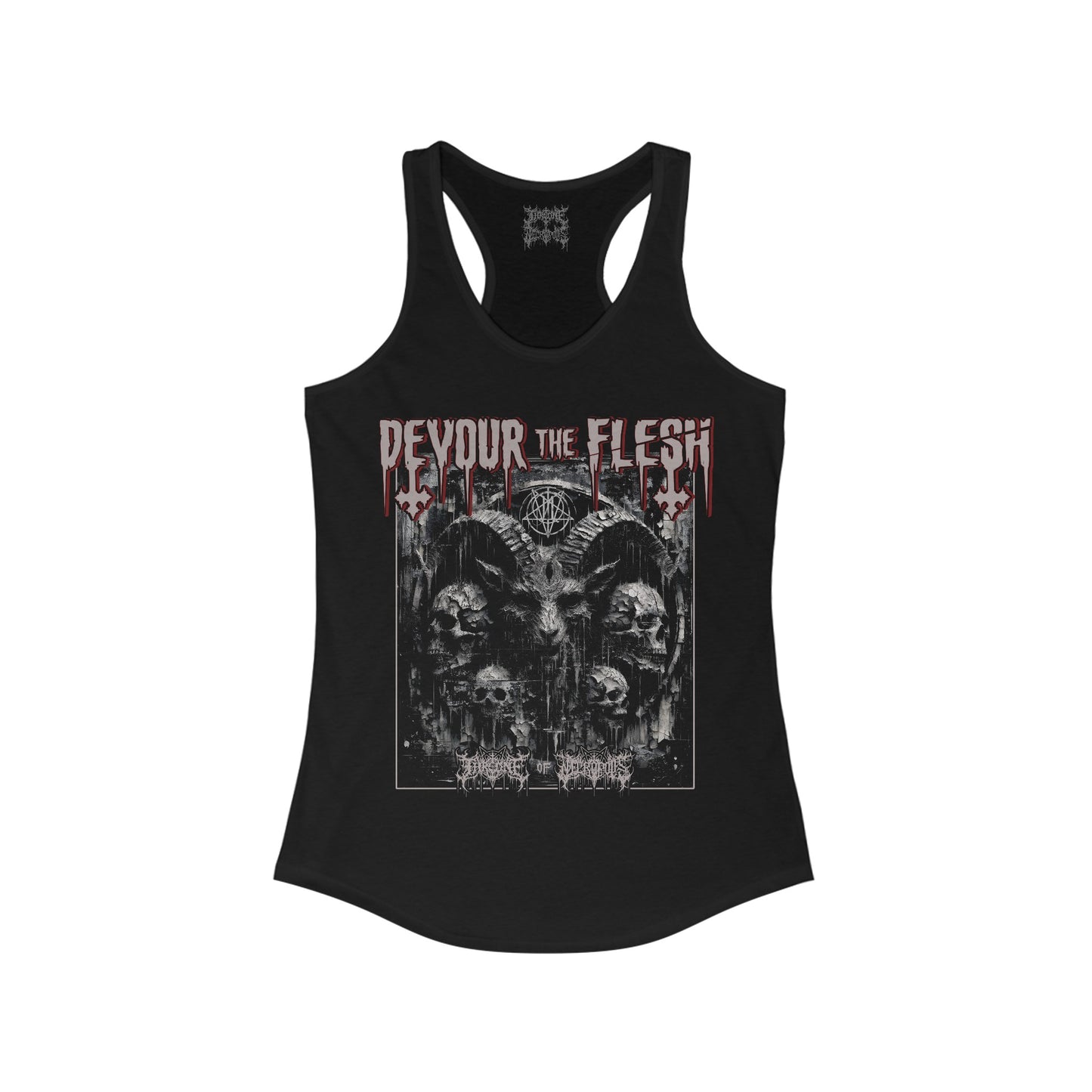 Devour the Flesh(Black Soul Window) - Racerback Tank