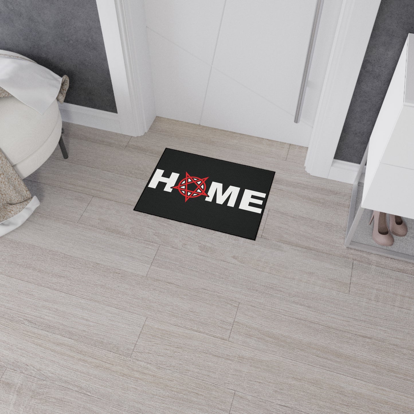 HOME - Black Heavy Duty Floor Mat