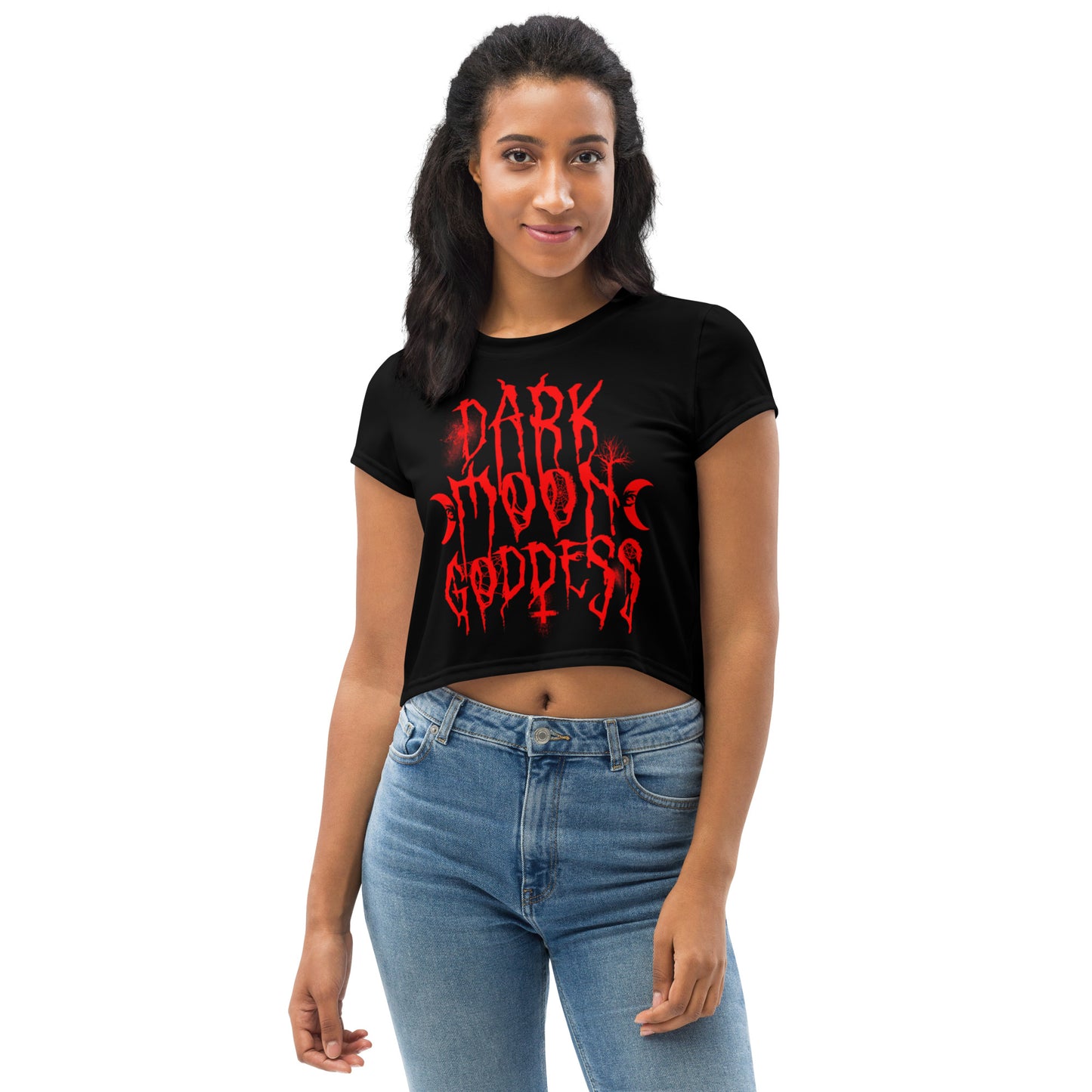 Dark Moon Goddess - Crop Tee