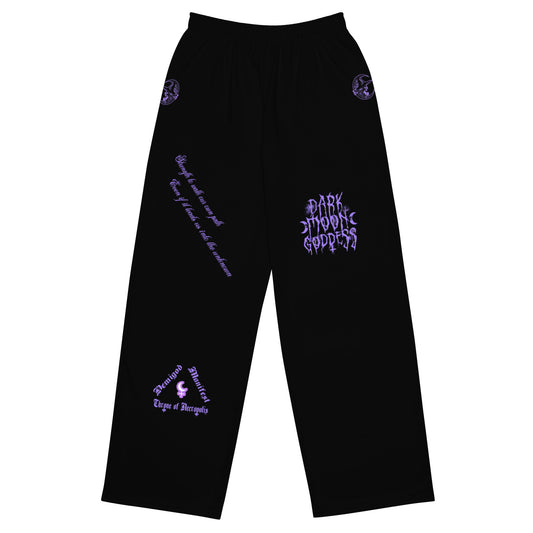 Demigod Manifest - Wide-Leg Joggers