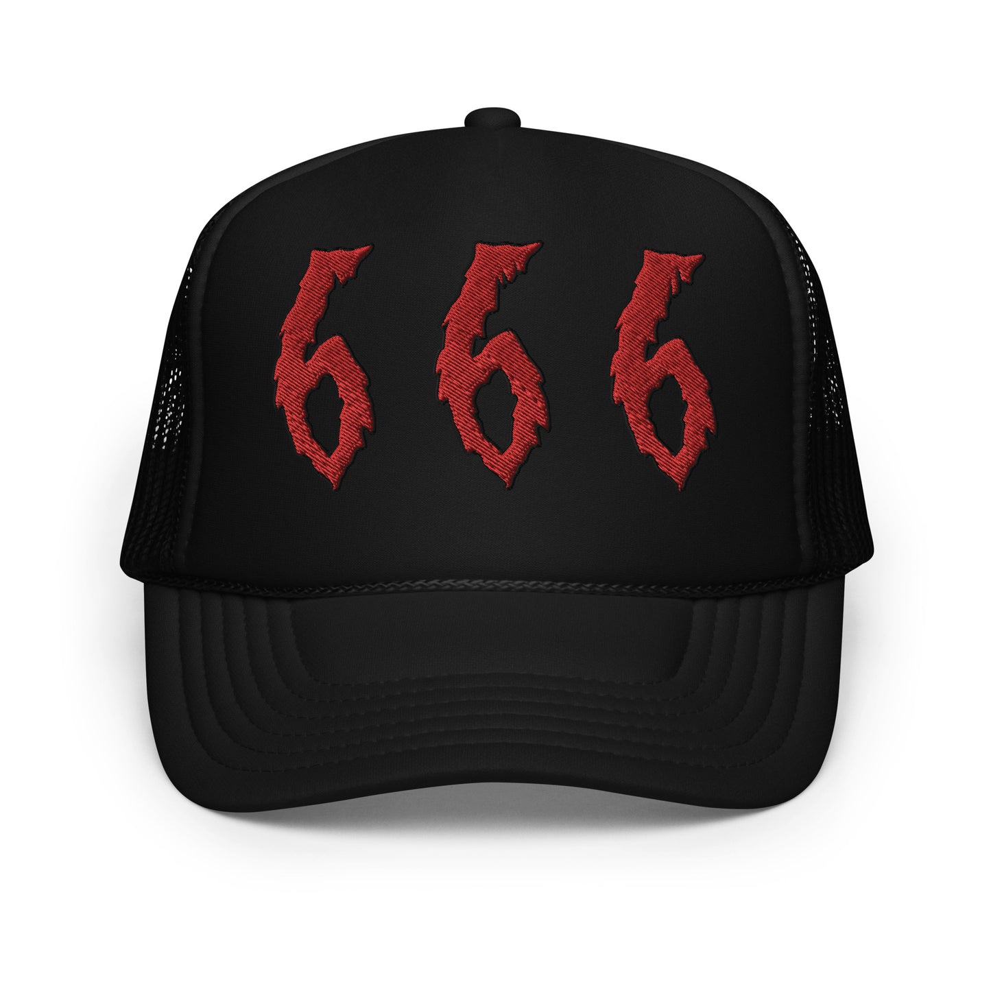 666 - Embroidered Foam trucker hat