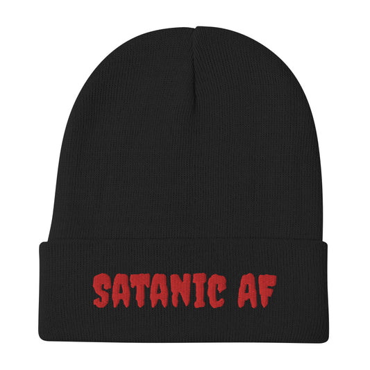 SATANIC AF - Embroidered Beanie