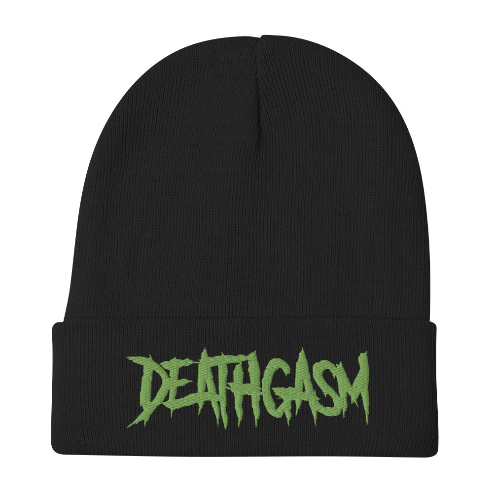 DEATHGASM - Green Embroidered Beanie