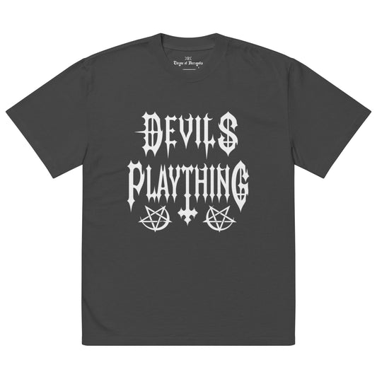 Devils Plaything - Oversized Faded Tee