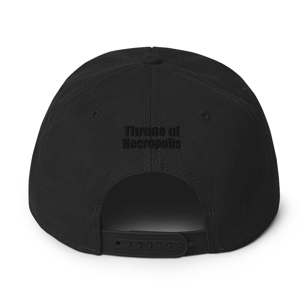 FCK'EM - Blacked Out Embroidered Snapback Hat