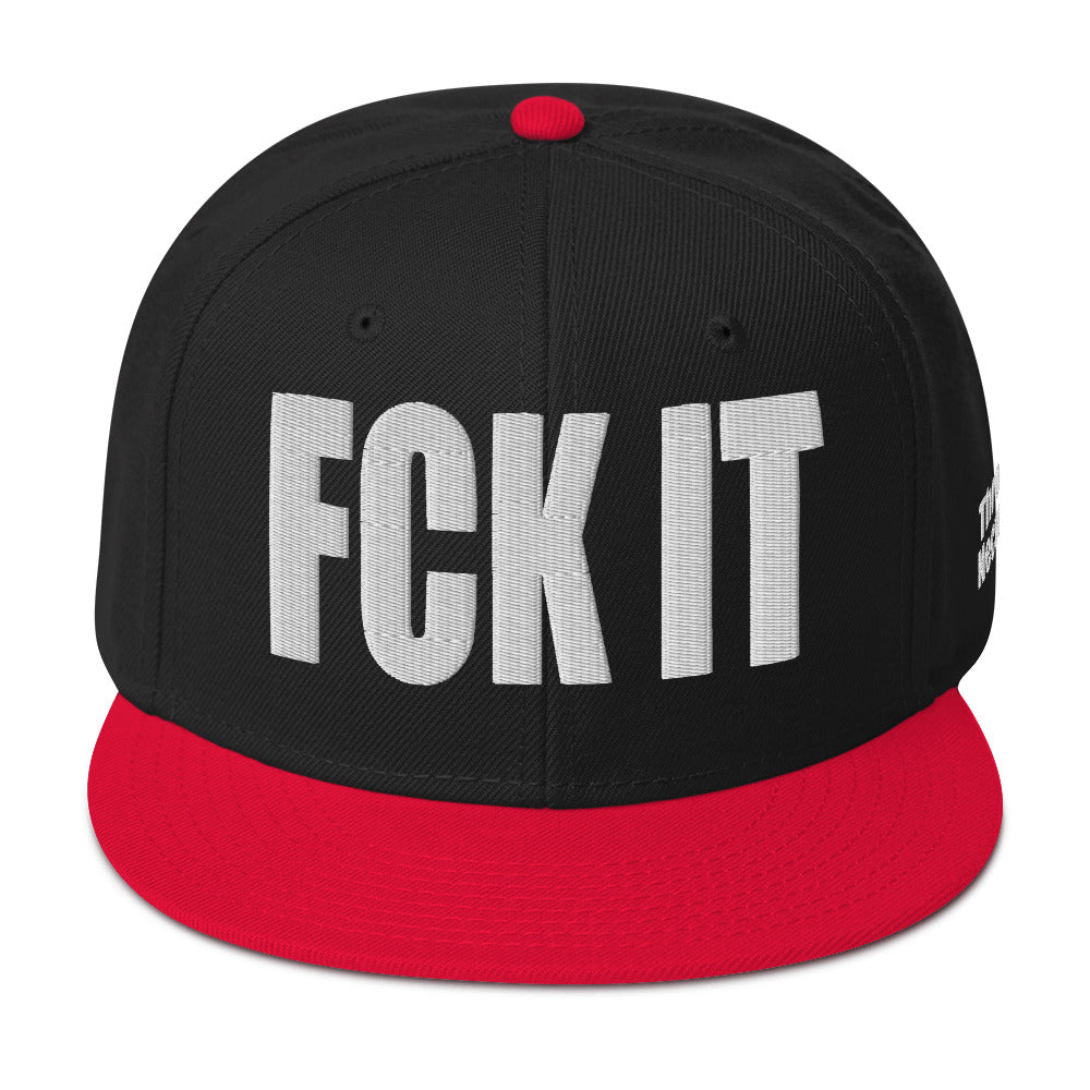 FCK IT - Embroidered Snapback Hat