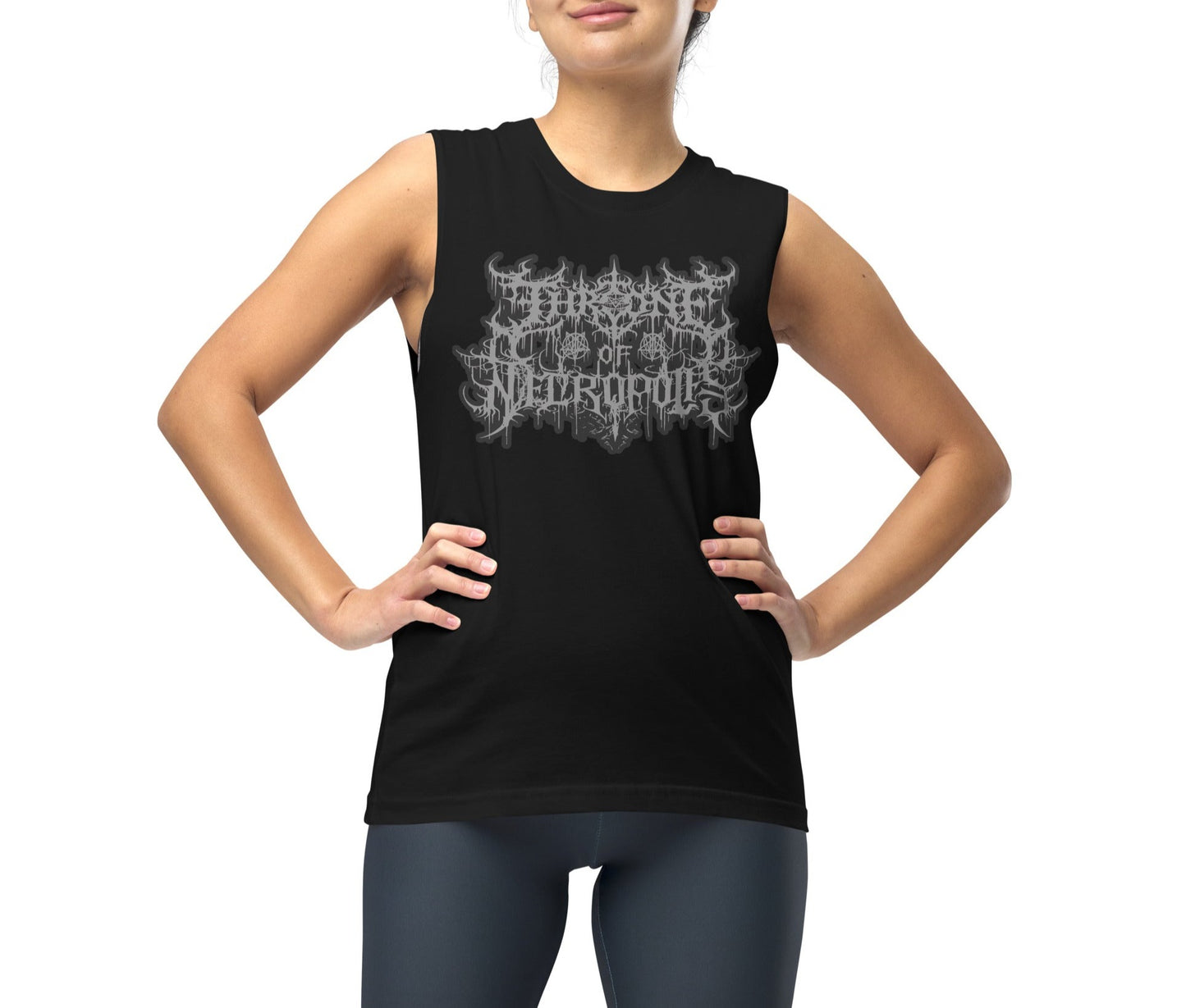 Throne of Necropolis Logo - Muscle Shirt