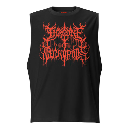 Throne of Necropolis Red Logo - Muscle Shirt