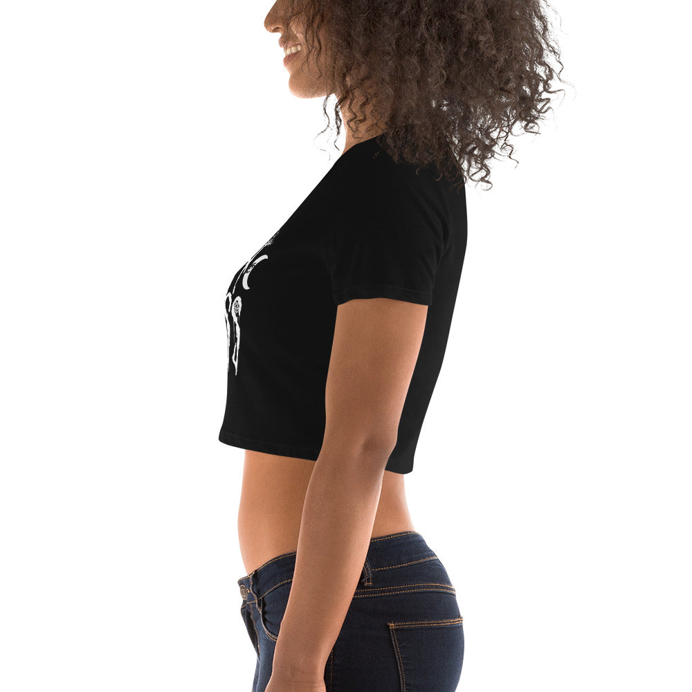 Dark Moon Goddess - Slim Fit Crop Tee