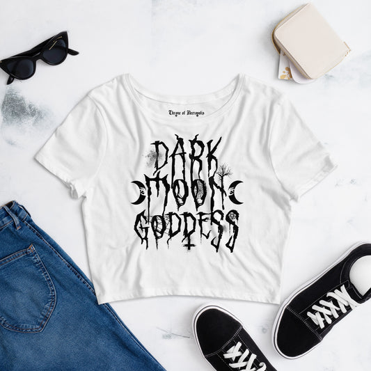 Dark Moon Goddess - Women’s Slim Fit Crop Tee